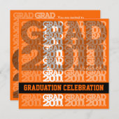 Klasse van uitnodiging 03JJ van de Graduation Part (Voorkant / Achterkant)