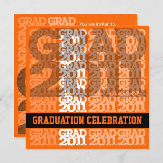 Klasse van uitnodiging 03JJ van de Graduation Part (Voorkant / Achterkant)