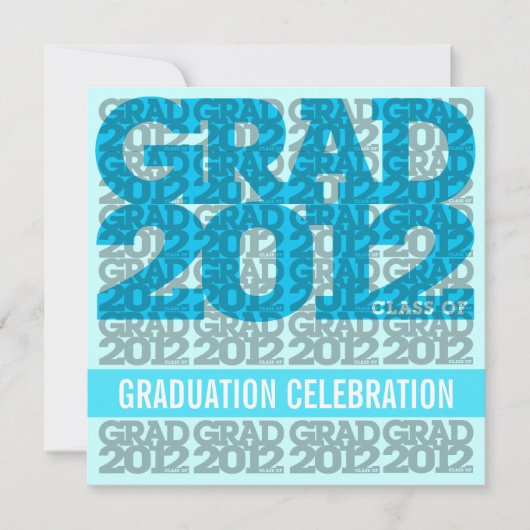 Klasse van uitnodiging 12BG van de Graduation Part (Voorkant)