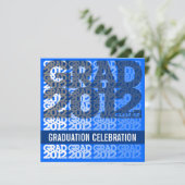 Klasse van uitnodiging 12BS van de Graduation Part (Staand voorkant)