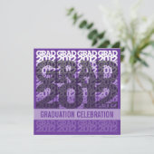 Klasse van uitnodiging 12PPS van de Graduation Par (Staand voorkant)