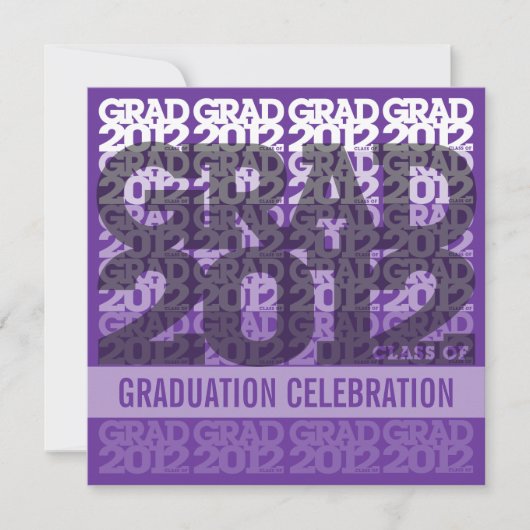 Klasse van uitnodiging 12PPS van de Graduation Par (Voorkant)