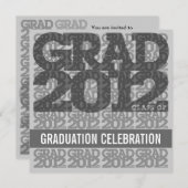 Klasse van uitnodiging 12SS van de Graduation Part (Voorkant / Achterkant)