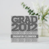 Klasse van uitnodiging 12SS van de Graduation Part (Staand voorkant)