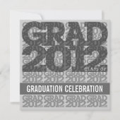 Klasse van uitnodiging 12SS van de Graduation Part (Voorkant)