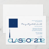 Klasse van uitnodiging of aankondiging van 2012 (Voorkant / Achterkant)