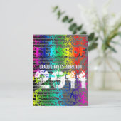 Klasse van uitnodiging van Afstuderen GM110 van 20 (Staand voorkant)