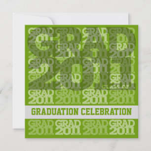 Klasse van uitnodiging van de Graduation Party 201