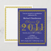 Klasse van uitnodiging van het Afstuderen van 2011 (Voorkant / Achterkant)