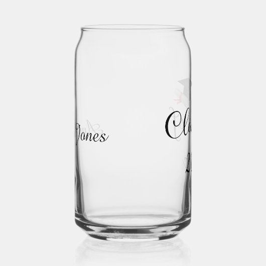 Klasse van uw Aangepaste Afstuderen Jaar Gepersona Blikvorm Glas (Rechts)