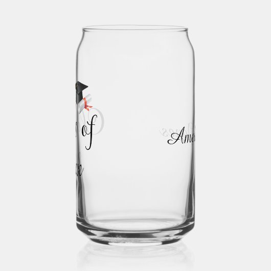 Klasse van uw Aangepaste Afstuderen Jaar Gepersona Blikvorm Glas (Links)