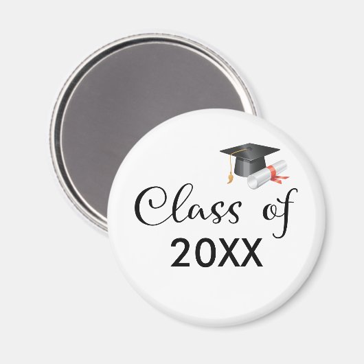 Klasse van uw Afstuderen Jaar Magneet (Voorkant / Achterkant)
