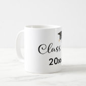 Klasse van uw jaar koffiemok (Voorkant links)