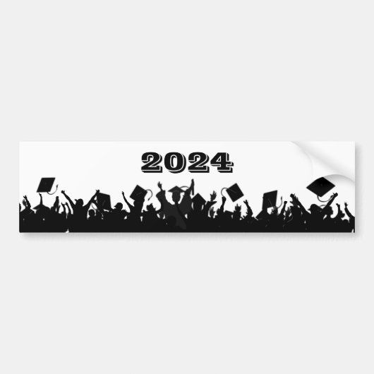 Klasse van veranderjaar wat je ziet is wat je krij bumpersticker (Voorkant)