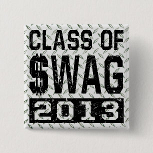 Klasse van $WAG 2013 Vierkante Button 5,1 Cm