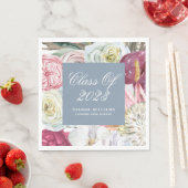 Klasse van Waterverf Floral Afstuderen 2022 Servet (Insitu)