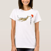 Klasse van Whimsical Giraffe Paraplu T-shirt (Voorkant)