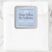 Klasse Zilver Grijs Blauw Product Verpakking Label (Tas)