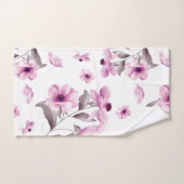 Klassehanddoekset met roze bloemen bad handdoek (Handdoek)