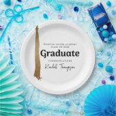 Klassejaar School Custom afstuderen Papieren Bordje (Feest)