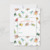 Klasseliefhebber Valentine's Day voor kinderen Notitiekaartje (Achterkant)