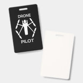 Klassen Drone Piloot Badge (Voor- en achterkant)