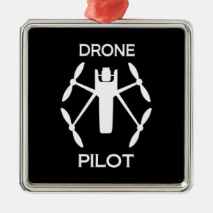 Klassen Drone Pilot Metalen Ornament