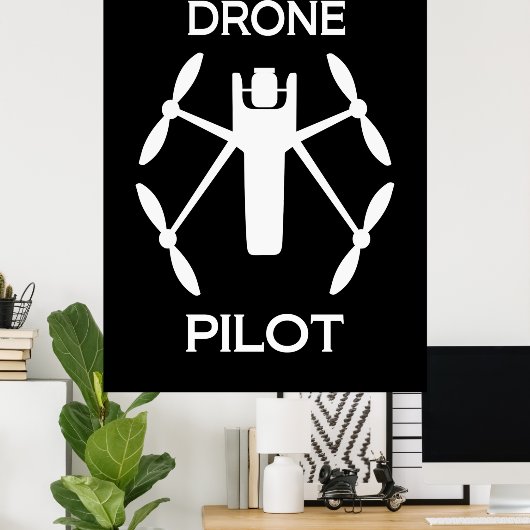 Klassen Drone Pilot Poster (Thuiskantoor)