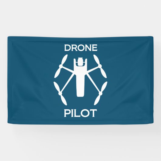 Klassen Drone Pilot Spandoek (Horizontaal)