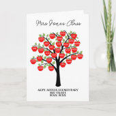 klassenamen leraar dank je appelboom kaart (Voorkant)