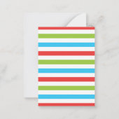 Klassenkaarten voor Valentijns vliegtuig met strip Notitiekaartje (Achterkant)