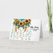 Klassennamen leraar vingerafdrukken toevoegen kaart (Voorkant)