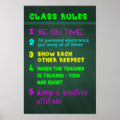 Klassenregels Poster (Voorkant)