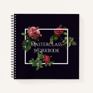 Klassenwerkboek met  Rozen Notitieboek