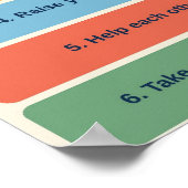 Klasseregels Chart Poster (Hoek)