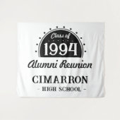 Klassereünie Elk jaar Tapijt Wandkleed (Voorkant (horizontaal))