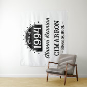 Klassereünie Elk jaar Tapijt Wandkleed (In situ)