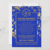 Klassereünie van de Royal Blue & Gold School Kaart (Voorkant)