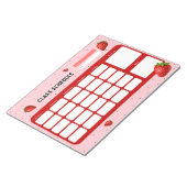 Klasseschema Notitieblok (Schuin)