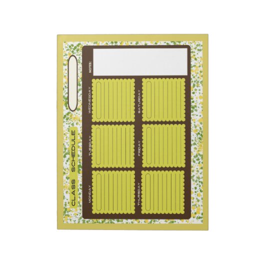 Klasseschema Notitieblok (Linkerzijde)