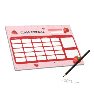 Klasseschema Notitieblok