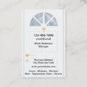 Klassevensters en -deuren visitekaartje (Achterkant)