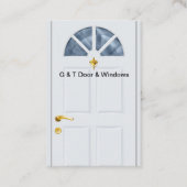 Klassevensters en -deuren visitekaartje (Voorkant)