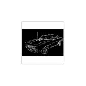 **KLASSIC CAR LOVER** WORD STEMP RUBBERSTEMPEL (Afrduk)