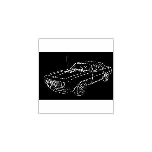 **KLASSIC CAR LOVER** WORD STEMP RUBBERSTEMPEL (Afrduk)