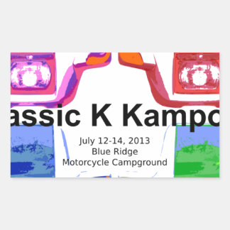 Klassic K kampout VI 2013 Rechthoekige Sticker