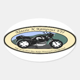 Klassic K Kampout VII Ovale Sticker