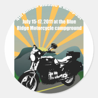 Klassic_Kampout Ronde Sticker