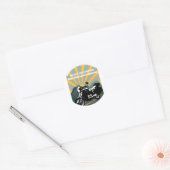 Klassic_Kampout Ronde Sticker (Envelop)