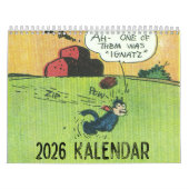Klassic Kartoon Kat 2026 Kalender (Hoes)